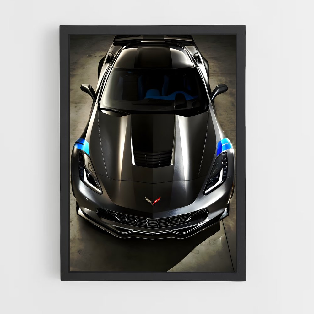 Poster Corvette Concept 2023 – affiche Chevrolet (vue 2)